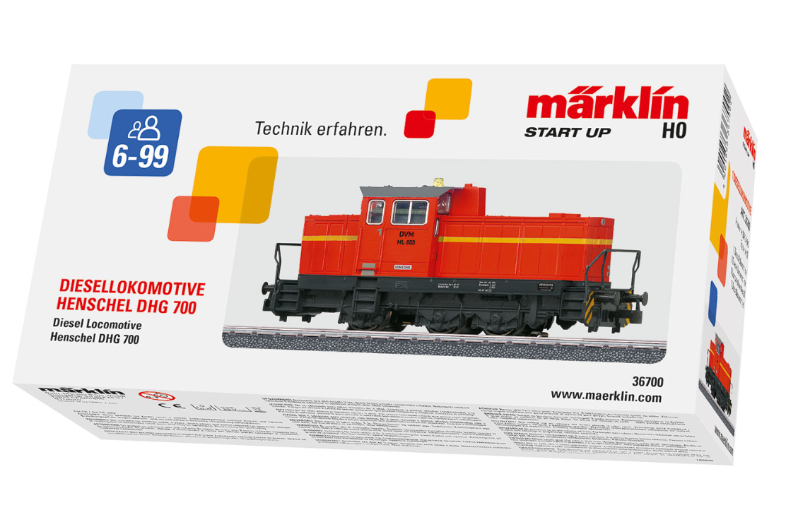 H0 1:87 Märklin 36700 Start up Digital Locomotora diésel DHG 700