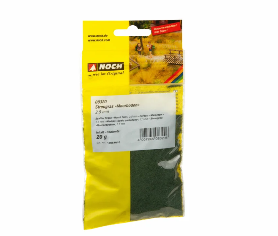Noch 08320 Hierbas de suelo pantanoso 2.5mm 20gr cesped artificial