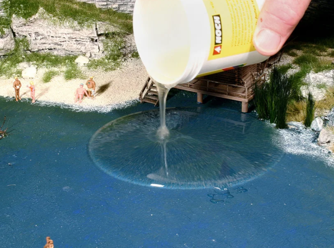 H0 1:87 escala Noch 60870 gel de agua transparente 200ml