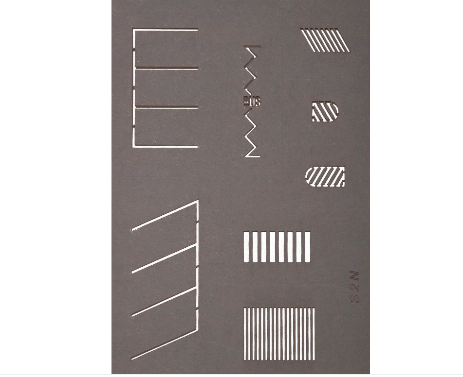 N 1:160 escala Noch 34240 plantillas de señalizaciones viales