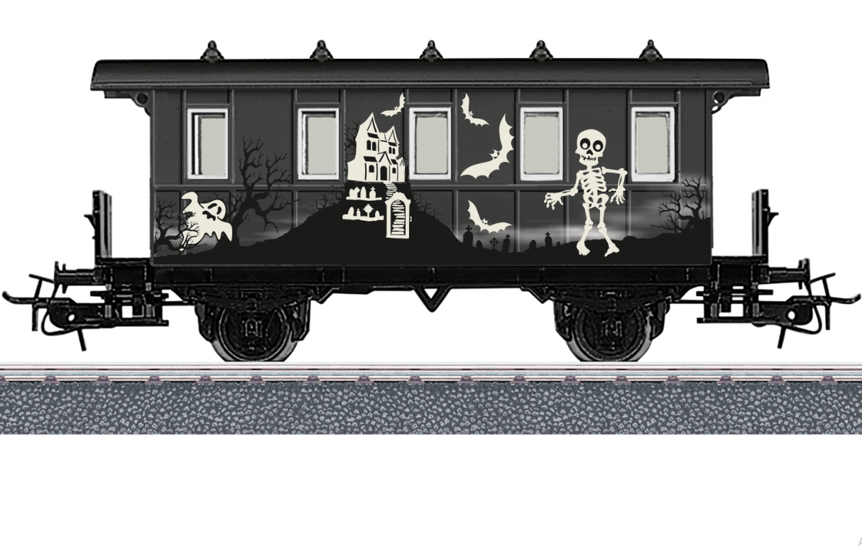 H0 1:87 escala Märklin 48620 Start up coche de pasajeros de Halloween Glow in the Dark