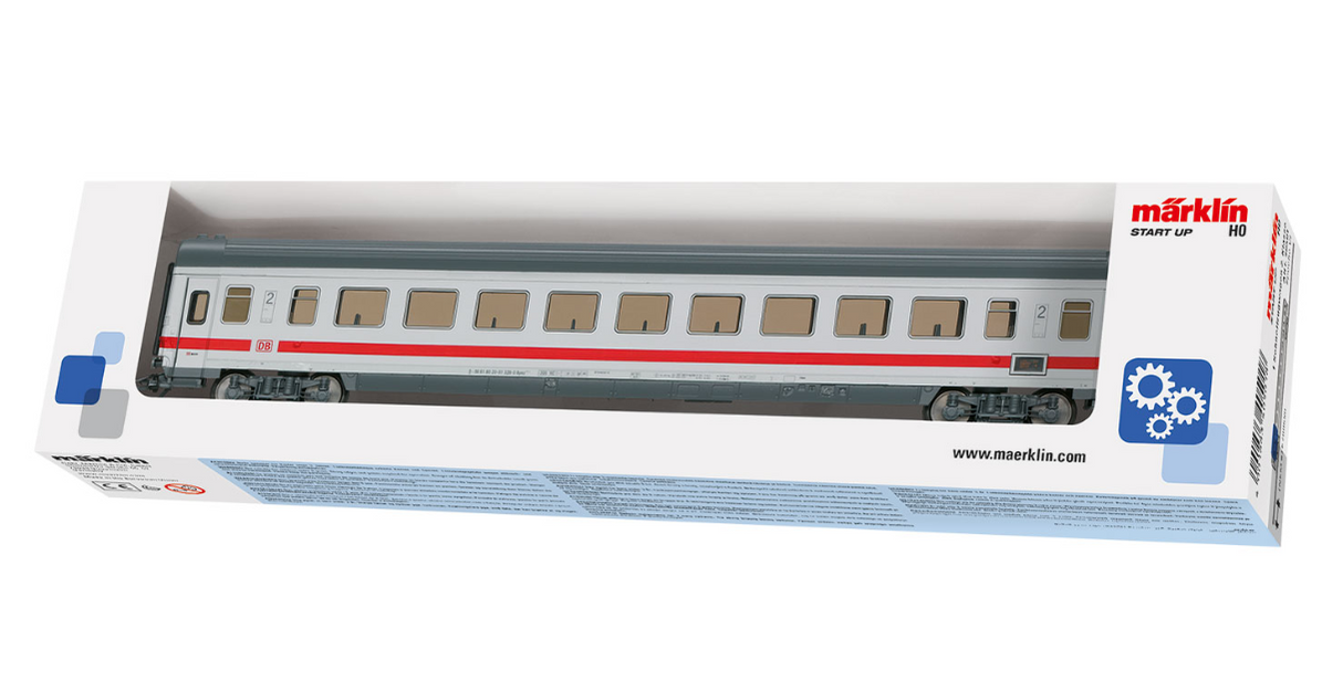 H0 1:87 escala Märklin 40501 Tren de expreso Intercity de segunda clase vagón pasajeros DB