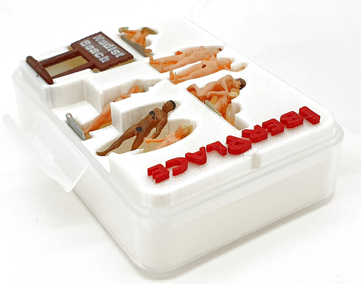 H0 1:87 escala figuras Iberplace 30002 Playa nudista modelismo