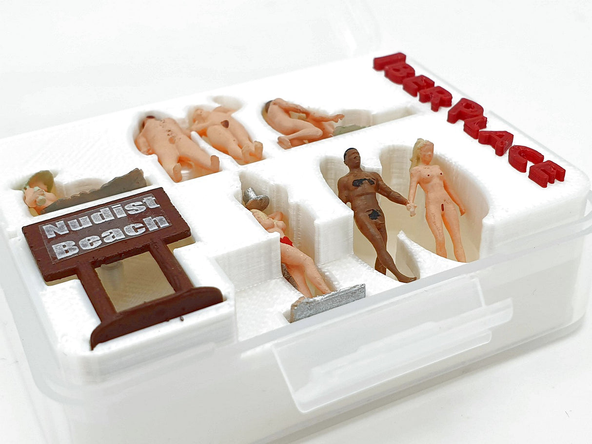 H0 1:87 escala figuras Iberplace 30002 Playa nudista modelismo
