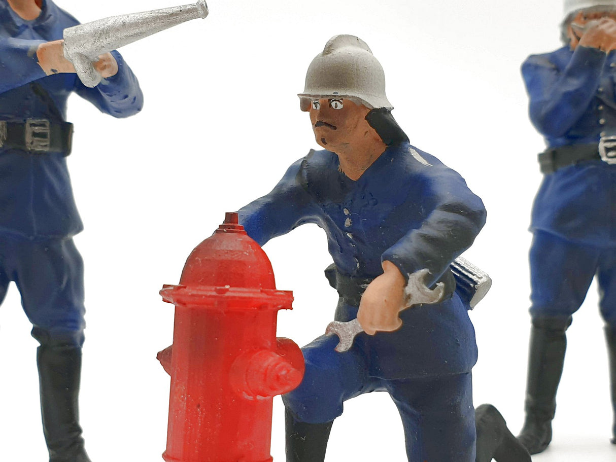 G escala figuras Iberplace 40003 Bomberos Set modelismo