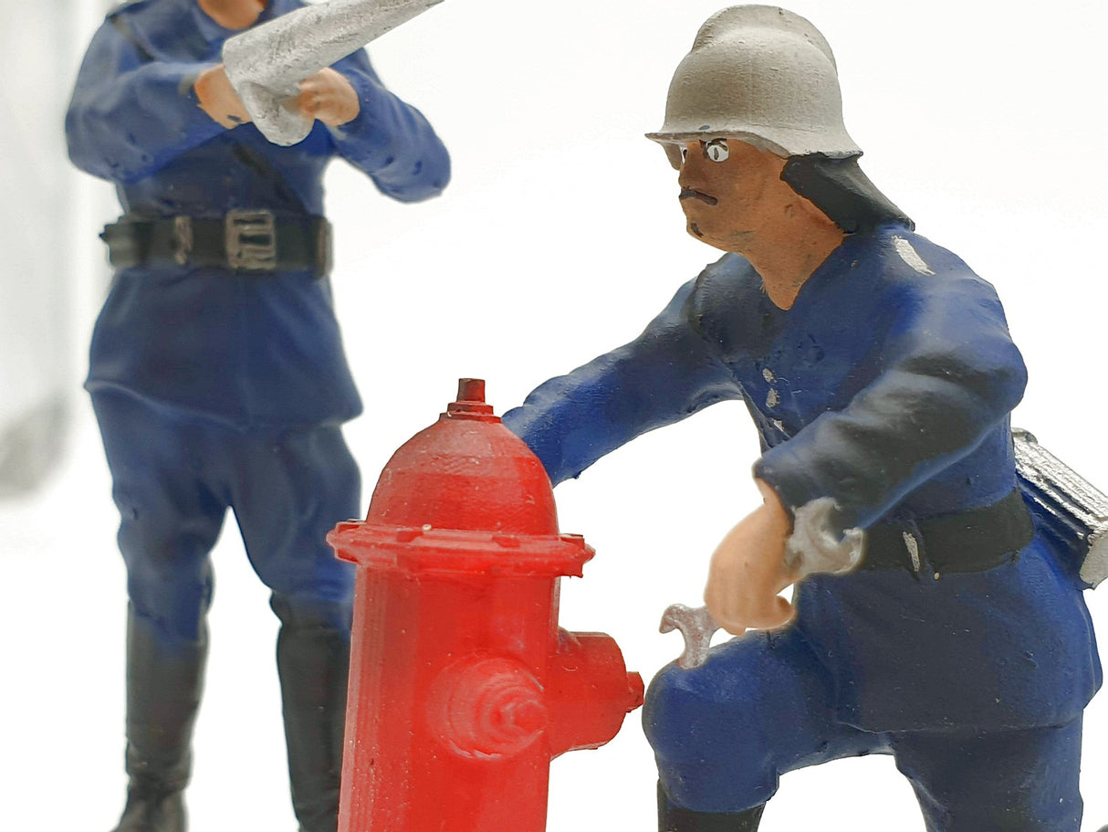 G escala figuras Iberplace 40003 Bomberos Set modelismo