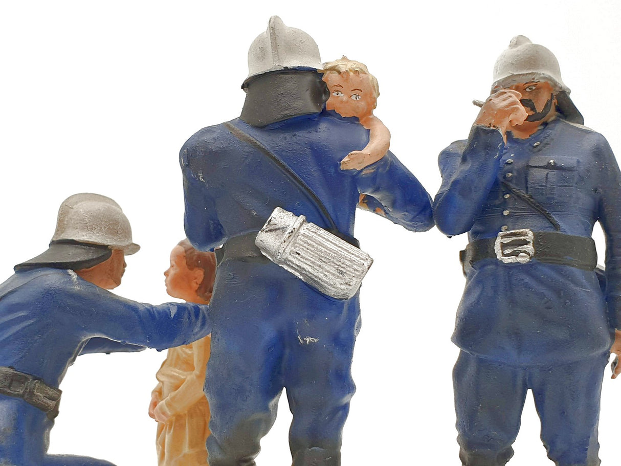 G escala figuras Iberplace 40003 Bomberos Set modelismo