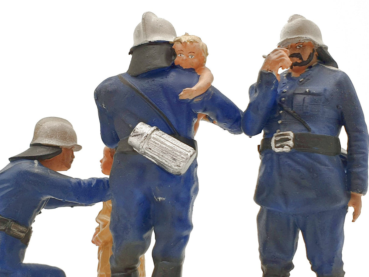 G escala figuras Iberplace 40003 Bomberos Set modelismo