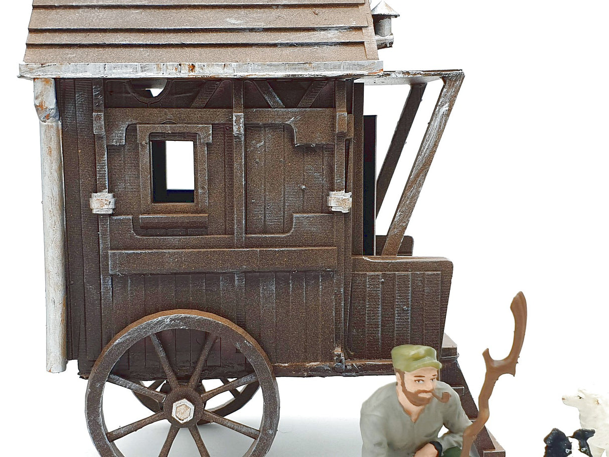 G escala figuras Iberplace 40004 Pastor con carro Set modelismo