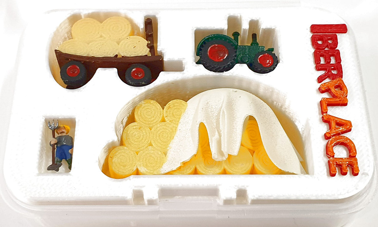 🧨 Liquidación – Z 1:220 escala figuras Iberplace 10004 Tractor rollos de heno