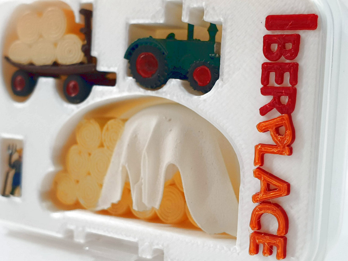 🧨 Liquidación – Z 1:220 escala figuras Iberplace 10004 Tractor rollos de heno