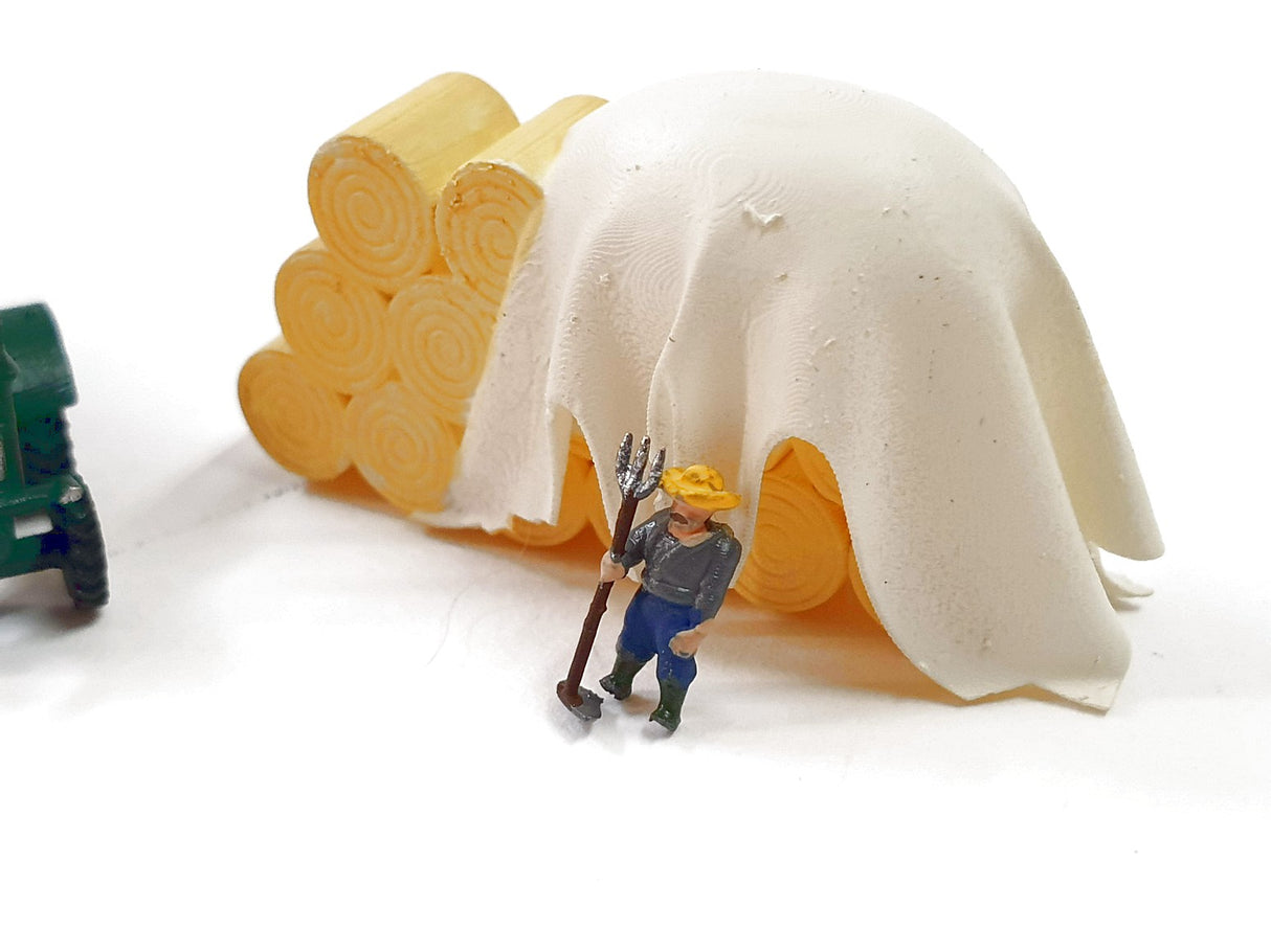 🧨 Liquidación – Z 1:220 escala figuras Iberplace 10004 Tractor rollos de heno