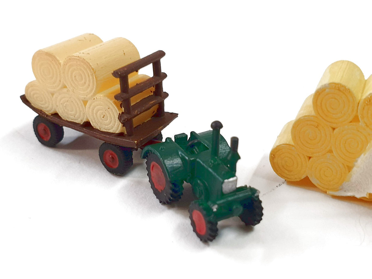 🧨 Liquidación – Z 1:220 escala figuras Iberplace 10004 Tractor rollos de heno