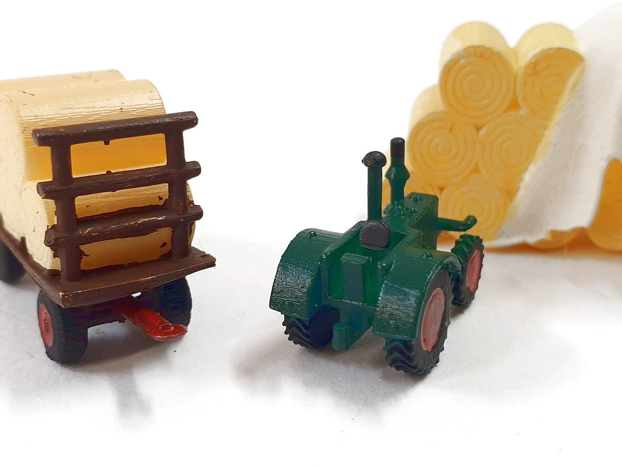 🧨 Liquidación – Z 1:220 escala figuras Iberplace 10004 Tractor rollos de heno
