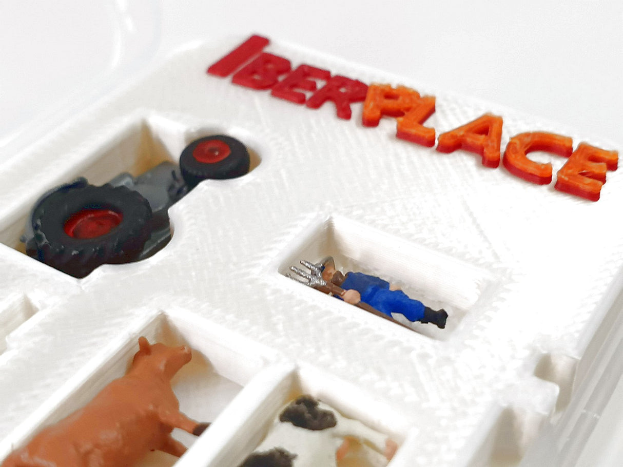 🧨 Liquidación – Z 1:220 escala figuras Iberplace 10003 Tractor vacas