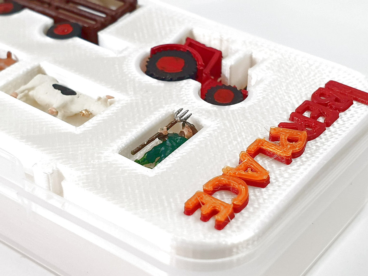 Z 1:220 escala figuras Iberplace 10005 Tractor jaula vacas modelismo