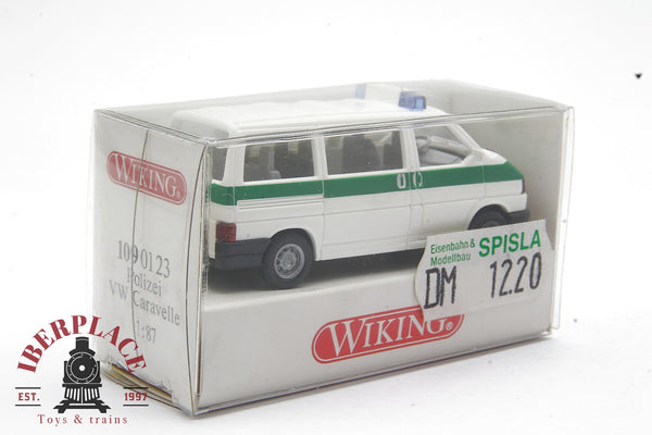 1/87 escala H0 auto-modelismo Wiking 109 01 23 Polizei VW Caravelle