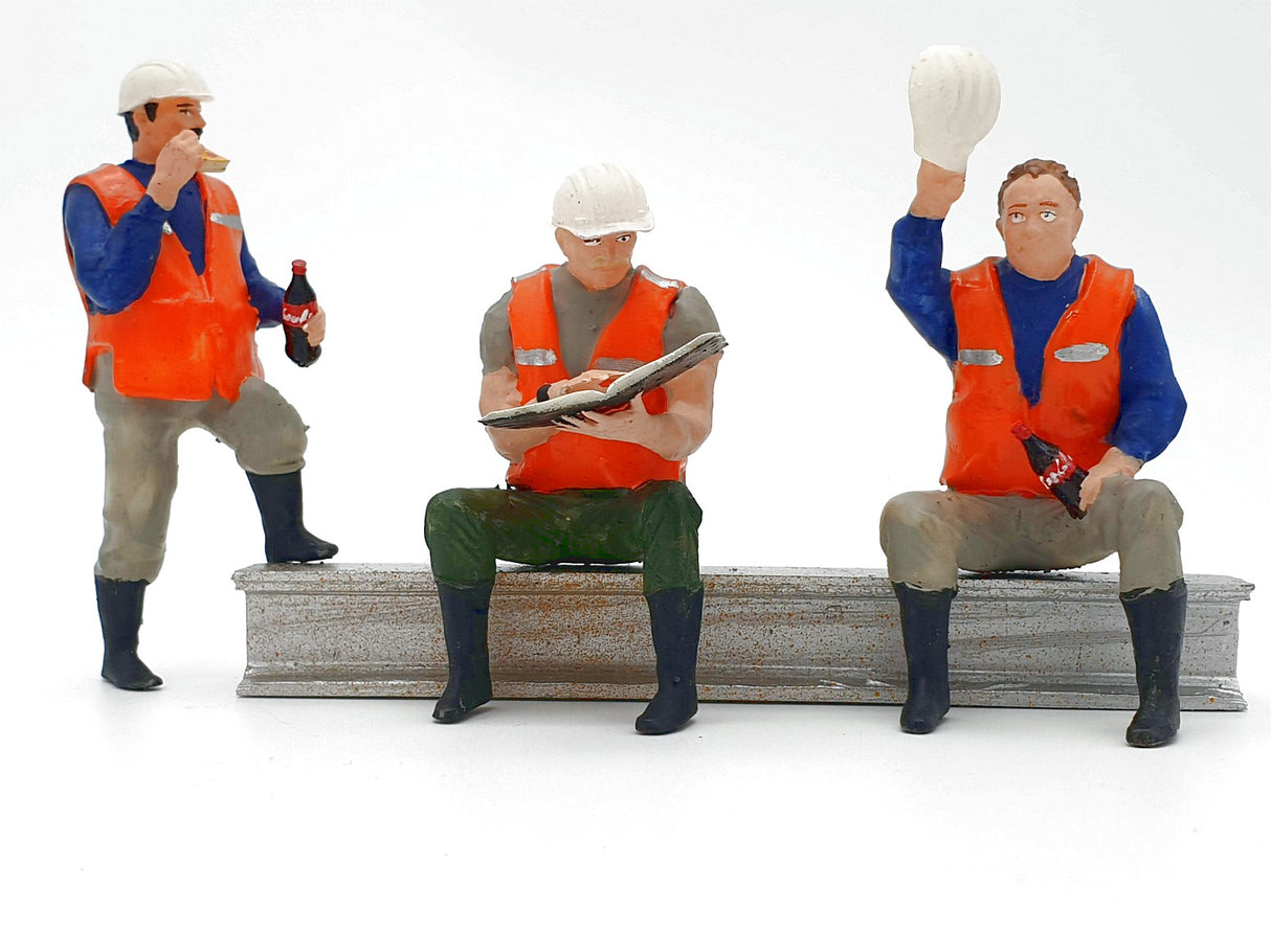 G escala 1:22,5 figuras Iberplace 40005 Obreros de construcción Set modelismo