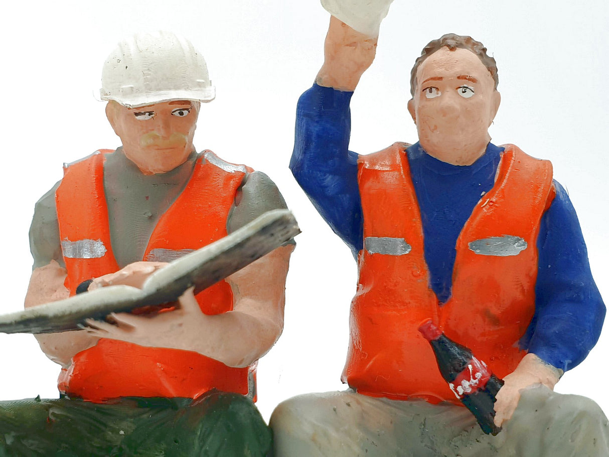 G escala 1:22,5 figuras Iberplace 40005 Obreros de construcción Set modelismo