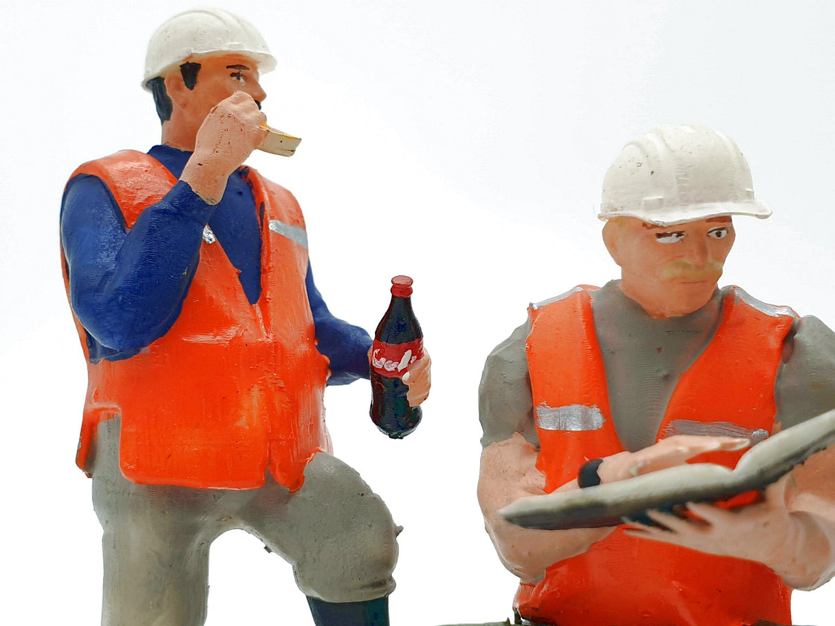 G escala 1:22,5 figuras Iberplace 40005 Obreros de construcción Set modelismo