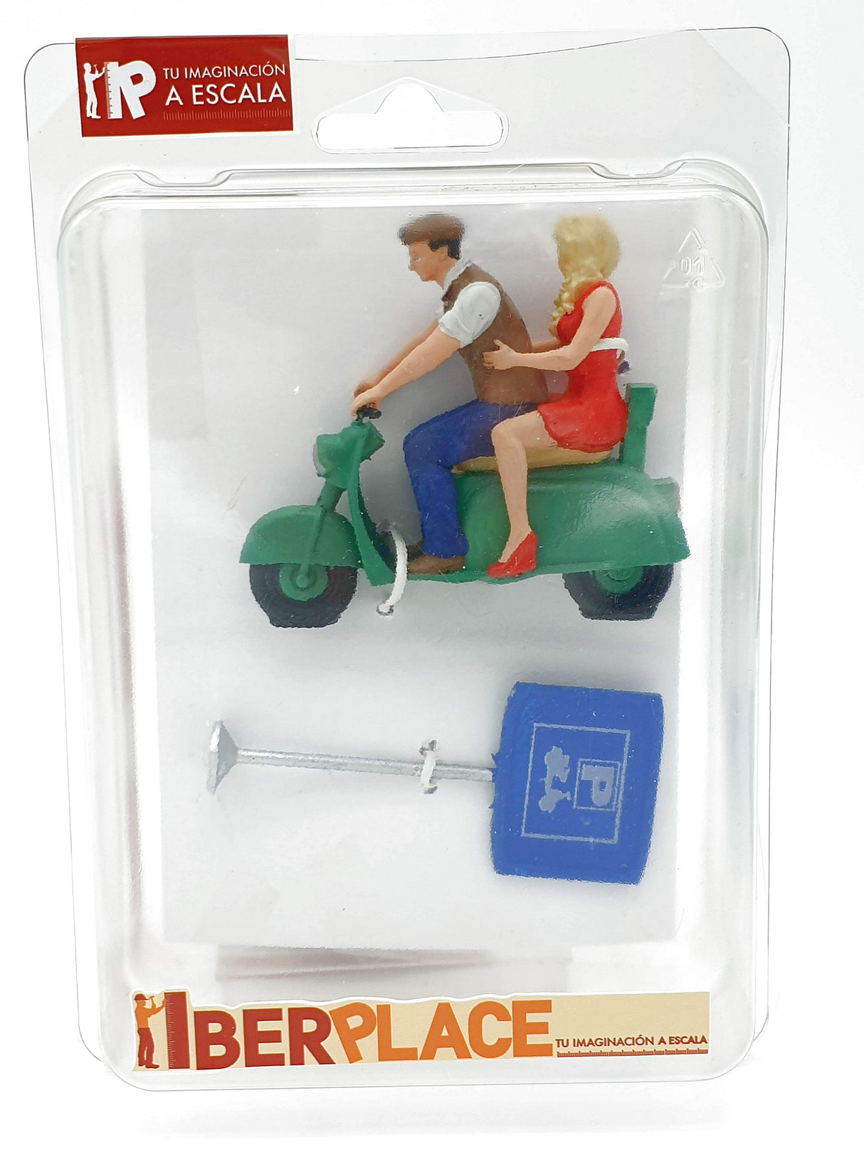 G escala 1:22,5 figuras Iberplace 40006 Motocicleta Scooter Set modelismo