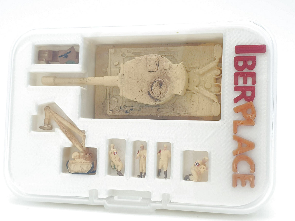 Z 1:220 escala figuras Iberplace 10012 IIGM Wehrmacht alemana Afrika Korps