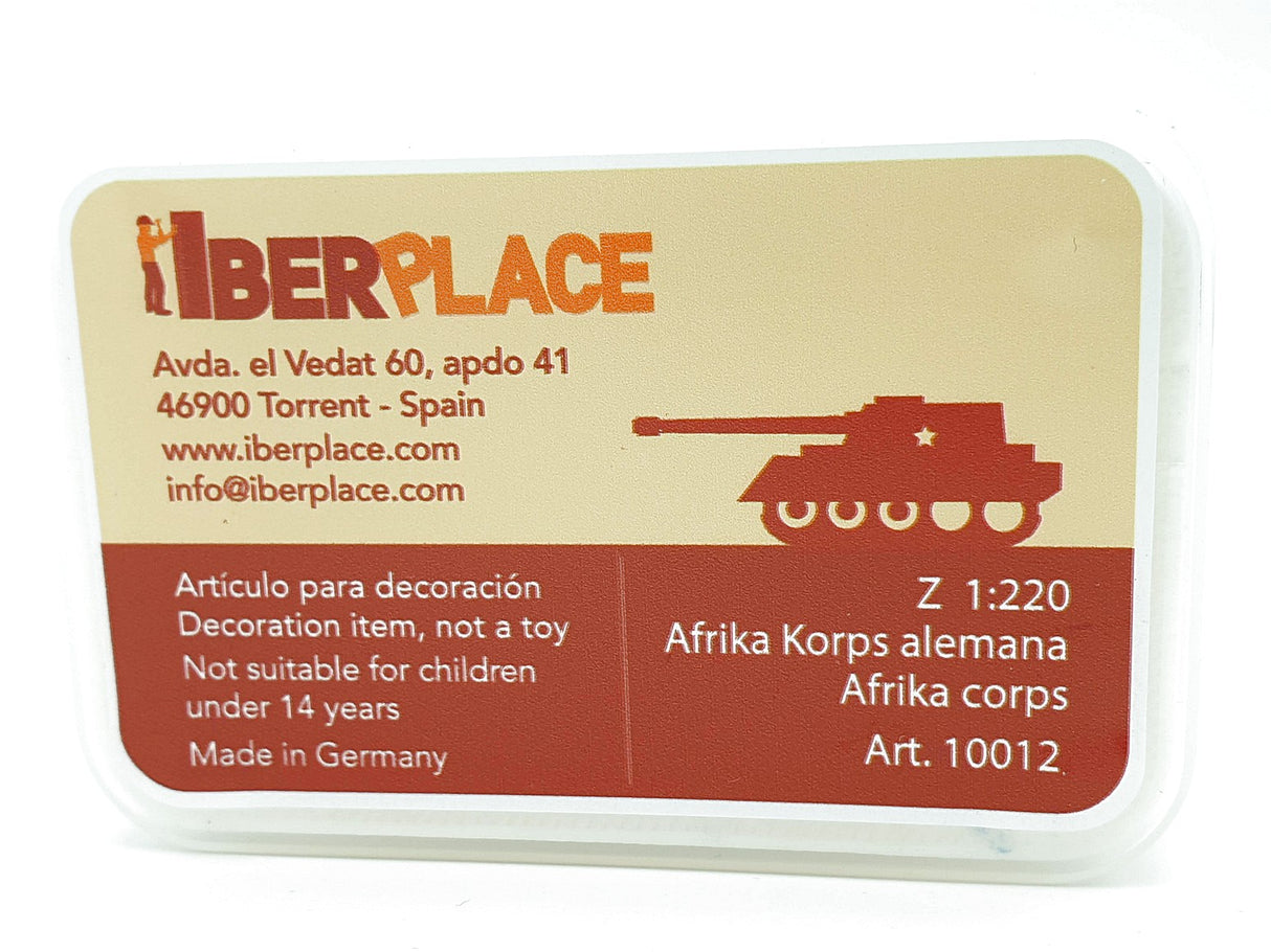 Z 1:220 escala figuras Iberplace 10012 IIGM Wehrmacht alemana Afrika Korps