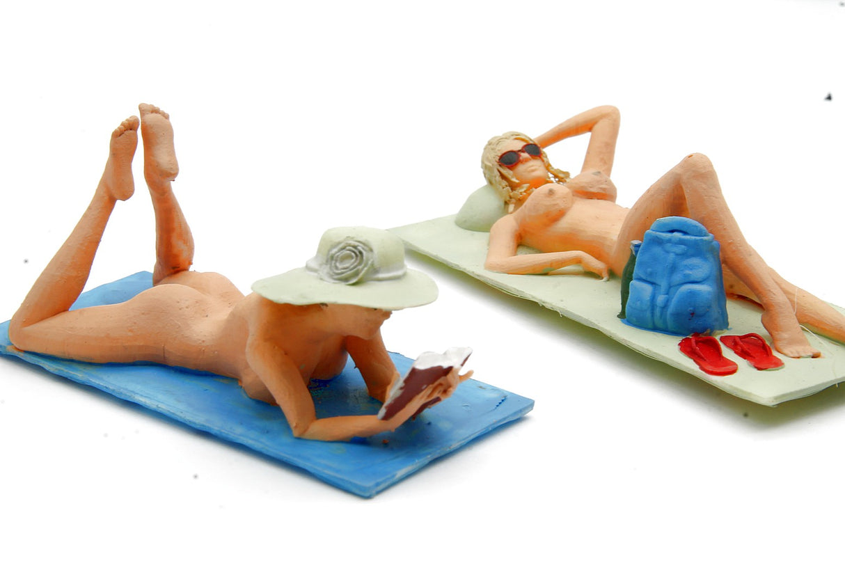 Iberplace 40018 figuras "en la playa 2" escala G 1:22,5 para la maqueta
