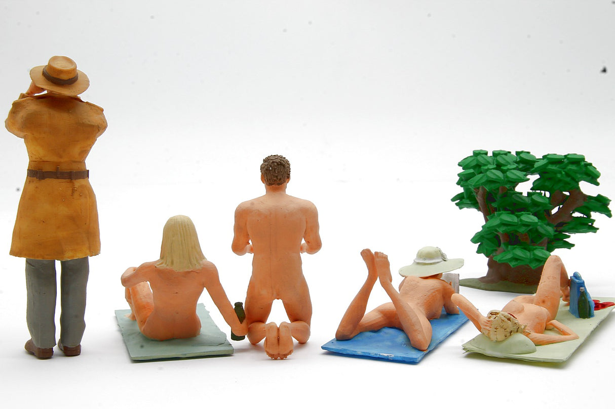 Iberplace 40018 figuras "en la playa 2" escala G 1:22,5 para la maqueta