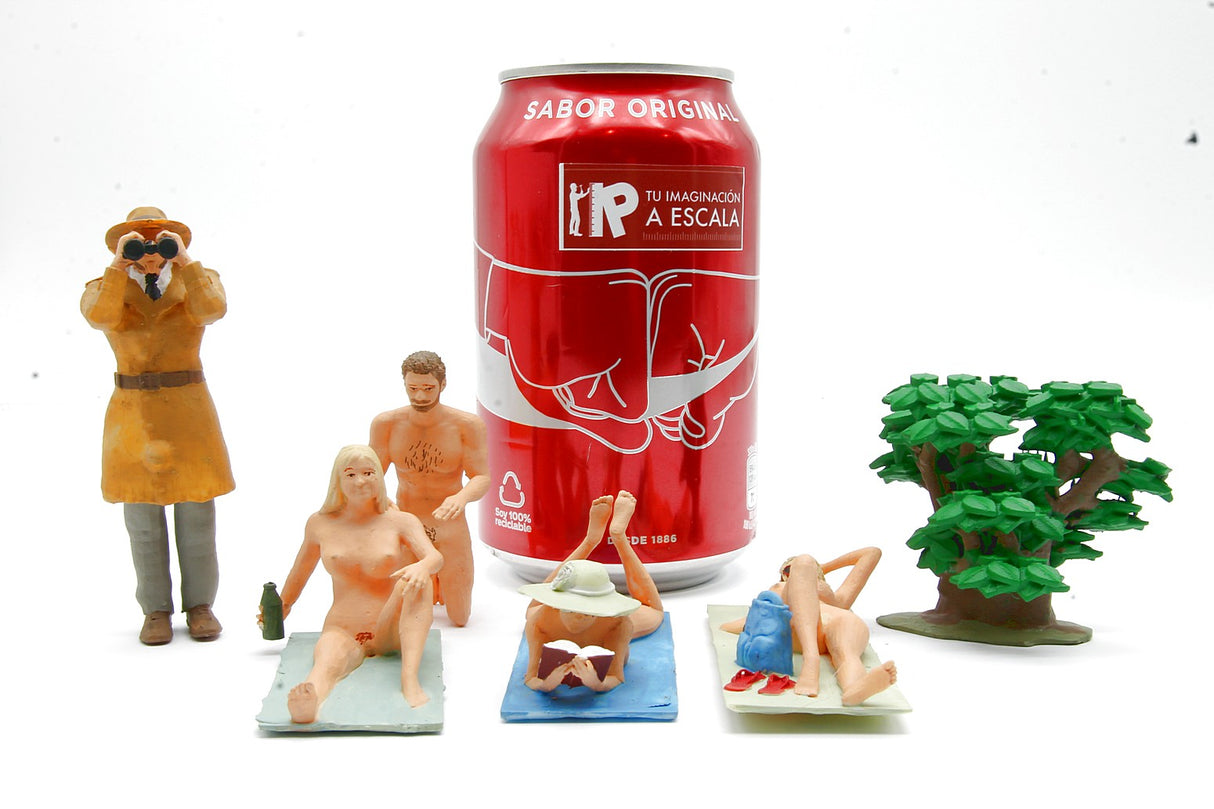 Iberplace 40018 figuras "en la playa 2" escala G 1:22,5 para la maqueta
