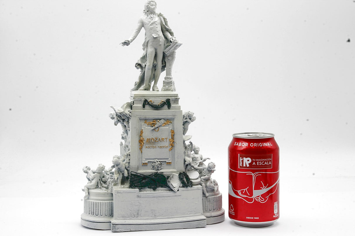 Iberplace 40022 Estatua Monumento 28cm Mozart a escala G 1:22,5 decoración maqueta