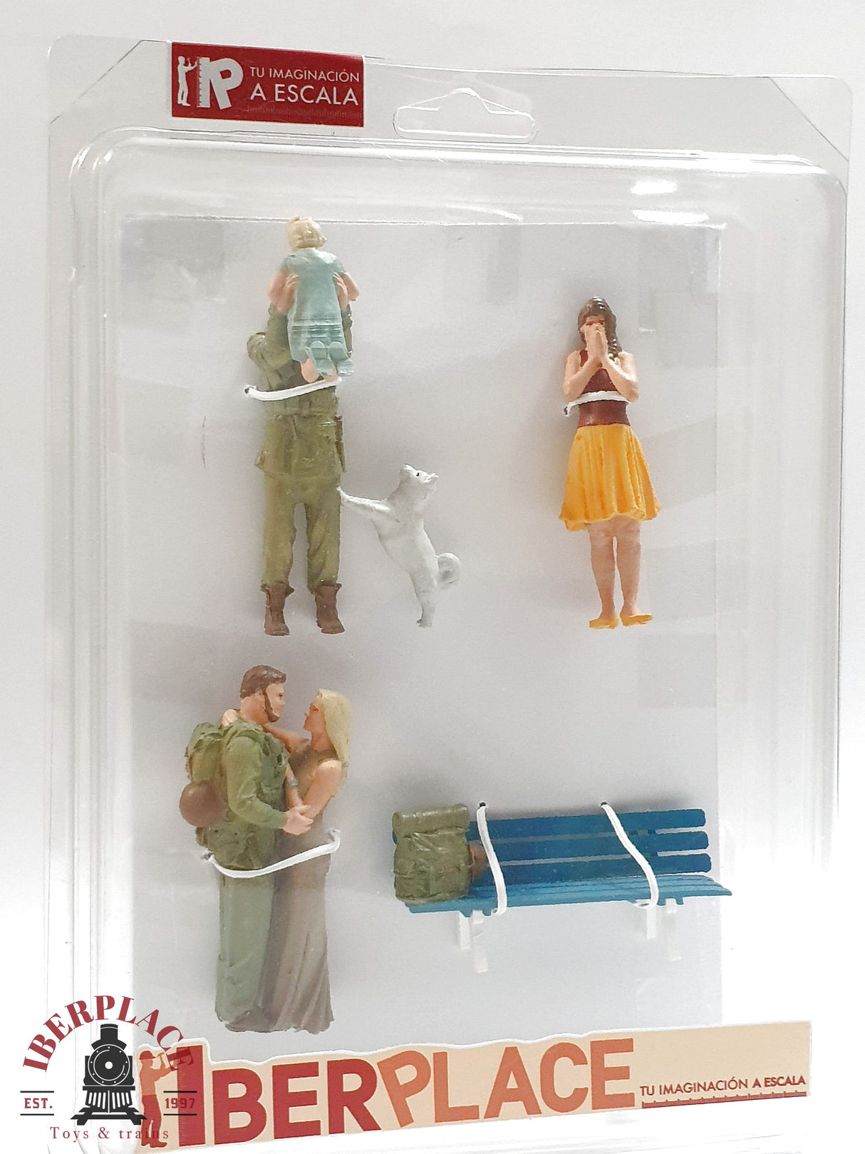 G escala 1:22,5 figuras Iberplace 40016 Bienvenida soldados