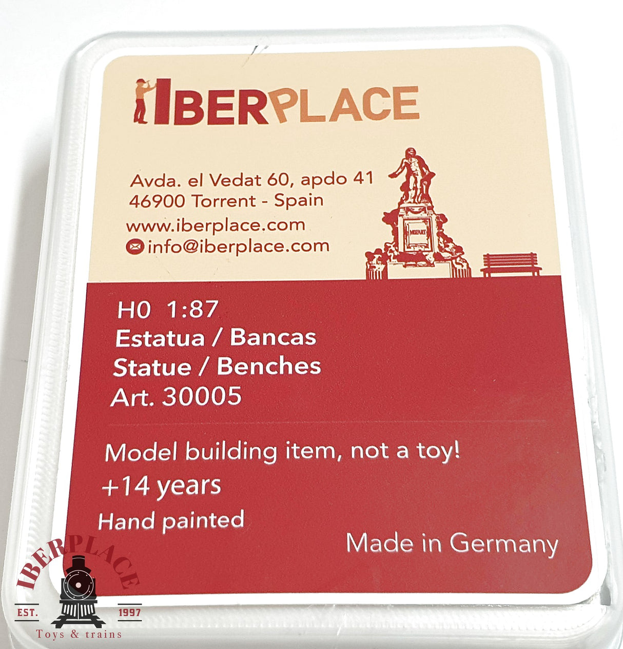1:87 figuras escala H0 Iberplace 30005 Monumento a Mozart con accesorios h0 00