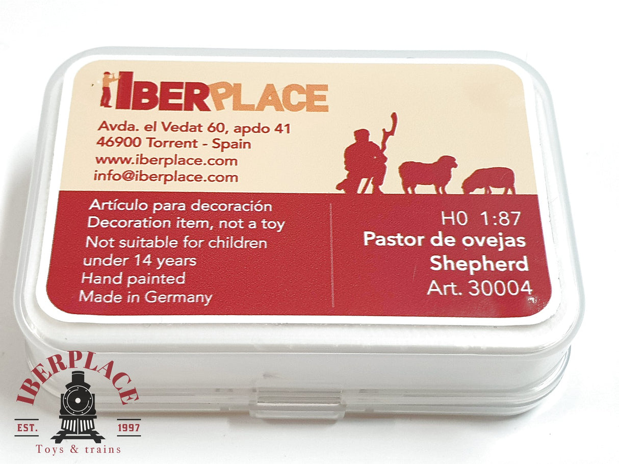 1:87 figuras escala H0 Iberplace 30004 Pastor con carro y ovejas h0 00