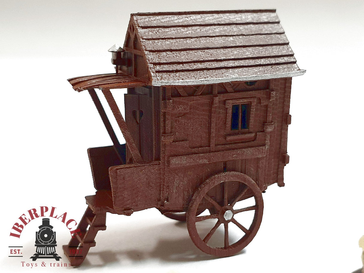 1:87 figuras escala H0 Iberplace 30004 Pastor con carro y ovejas h0 00