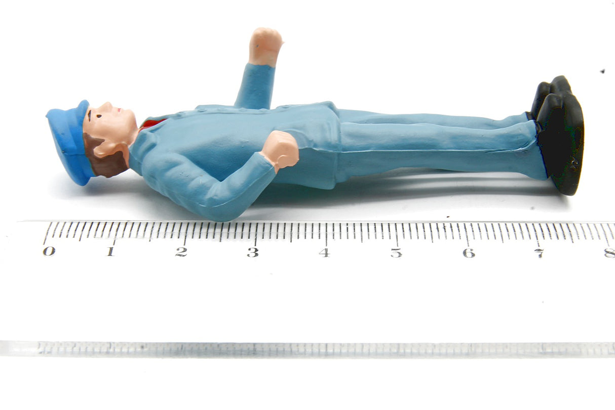 Maquinista Escala G 1:22.5 traje azul para Rhb Ferrocarriles Réticos