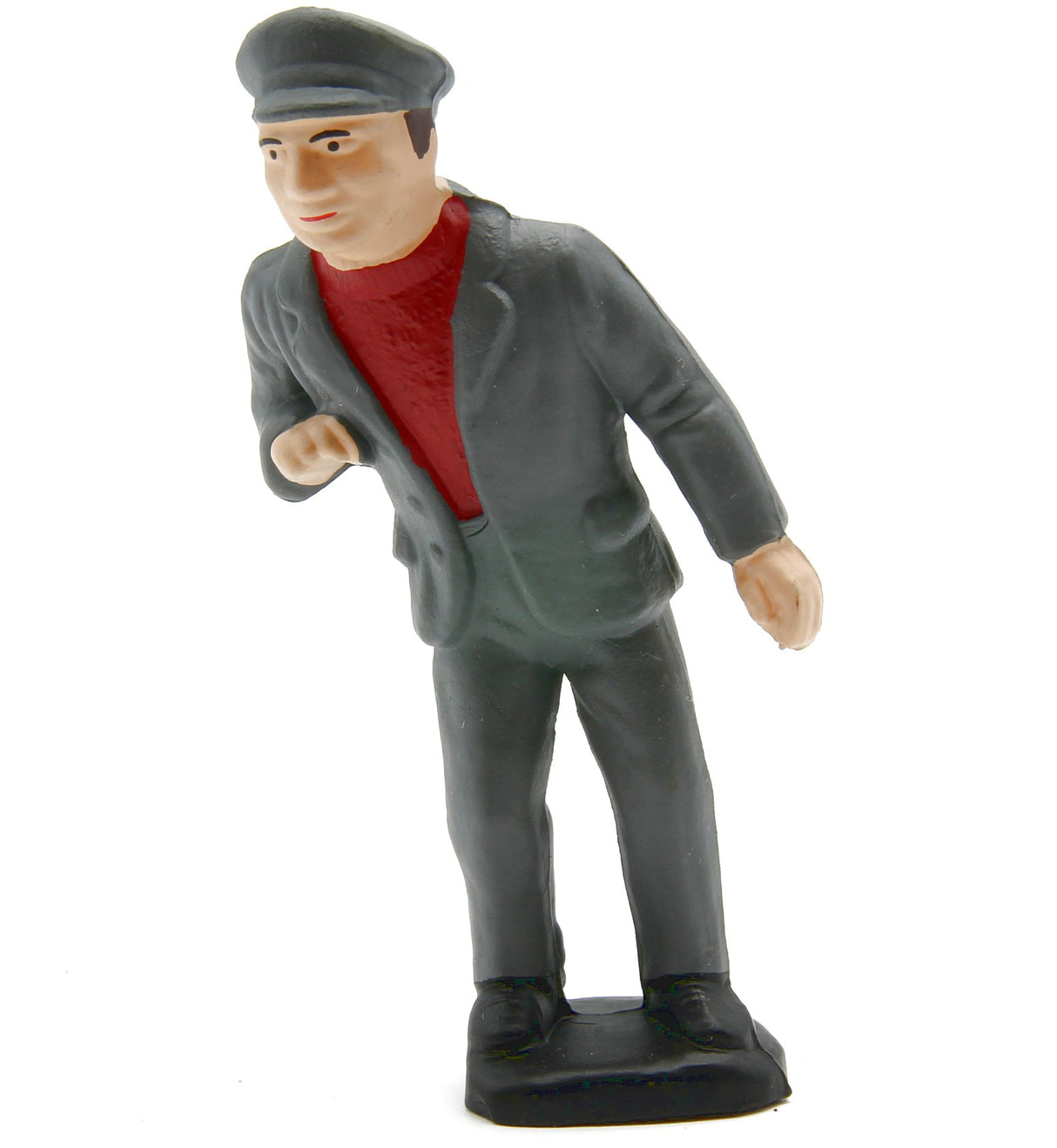 Maquinista traje gris Escala G 1:22.5 para locomotoras a vapor