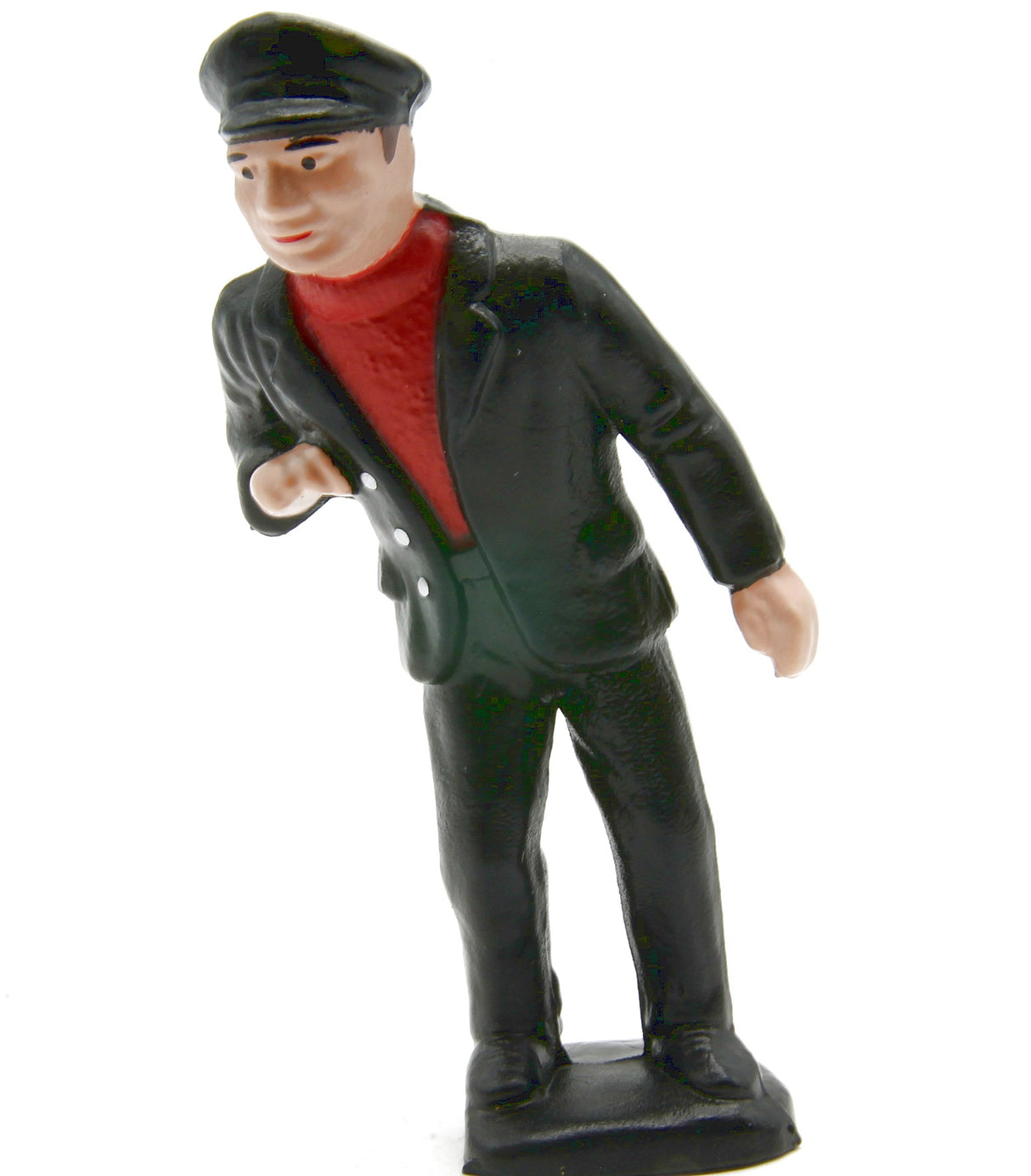 Maquinista traje negro Escala G 1:22.5 LGB 4133630 figura para locomotoras