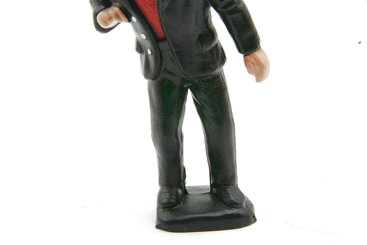 Maquinista traje negro Escala G 1:22.5 LGB 4133630 figura para locomotoras