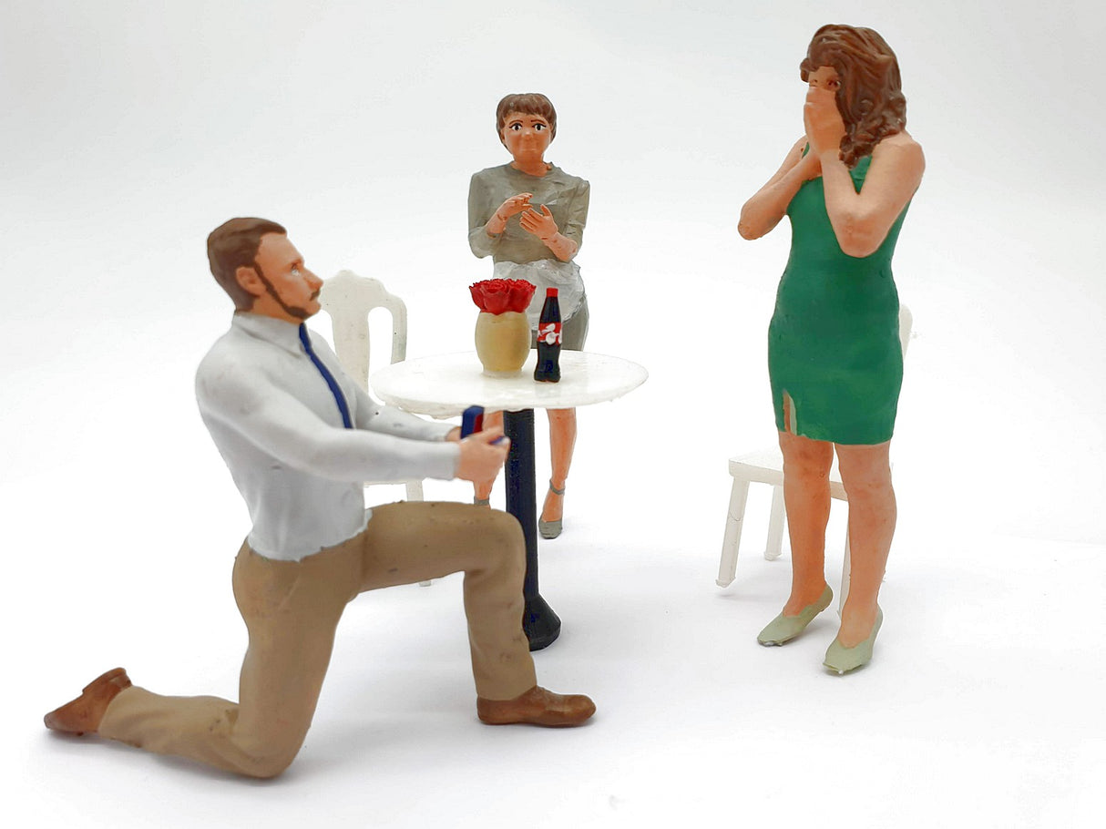 G escala 1:22,5 figuras Iberplace 40013 Propuesta de matrimonio Set modelismo