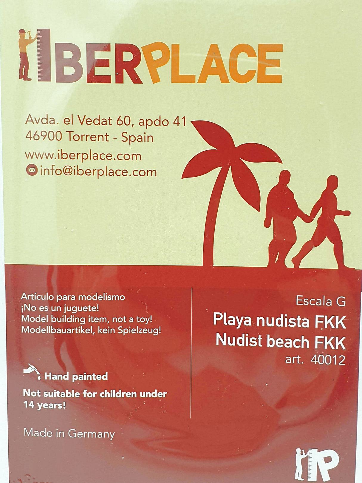 G escala 1:22,5 figuras Iberplace 40012 Personas en la playa Set modelismo