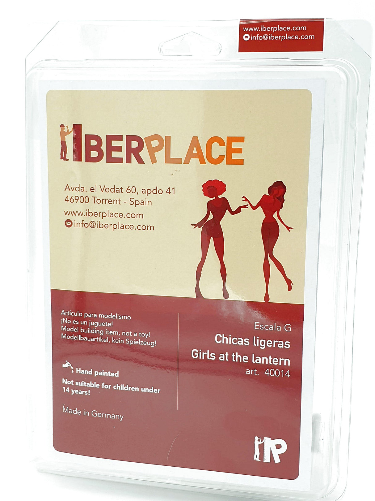 G escala 1:22,5 figuras Iberplace 40014 Chicas ligeras Set modelismo
