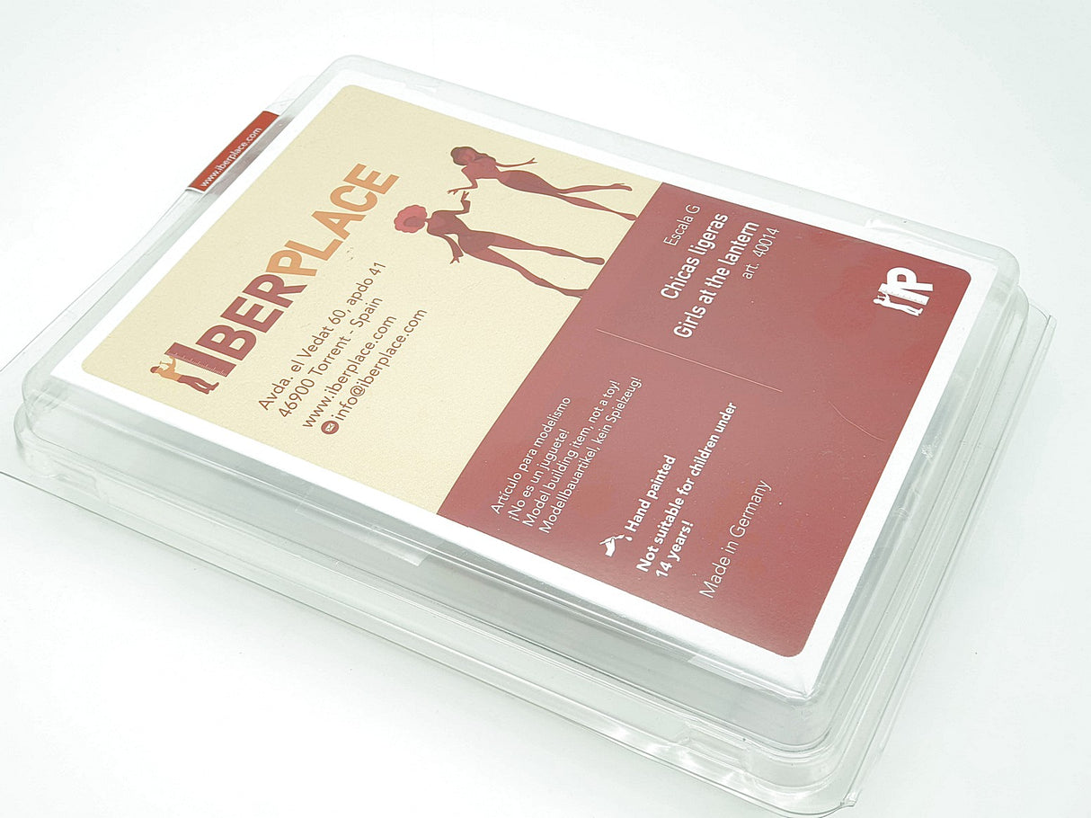 G escala 1:22,5 figuras Iberplace 40014 Chicas ligeras Set modelismo