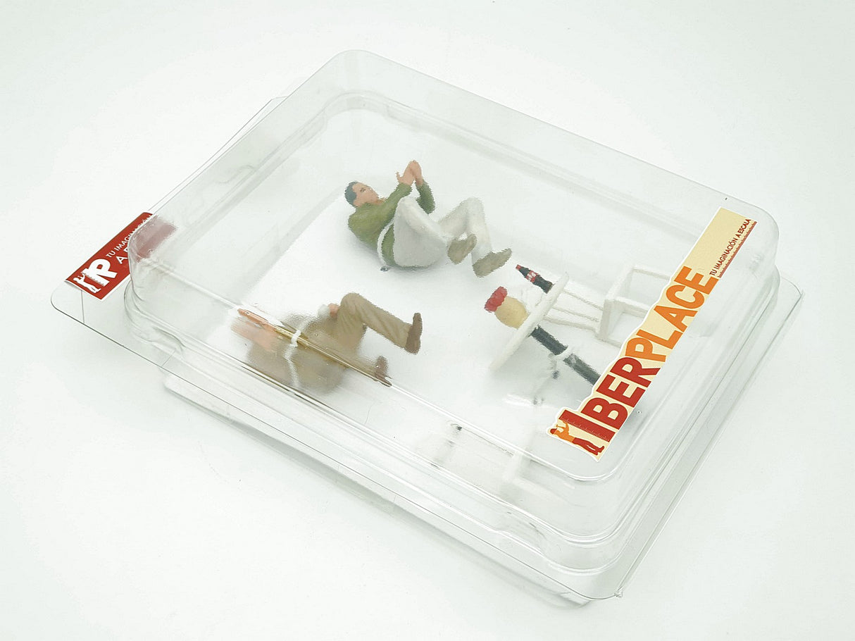 G escala 1:22,5 figuras Iberplace 40007 Personas sentadas Cafeteria Set modelismo