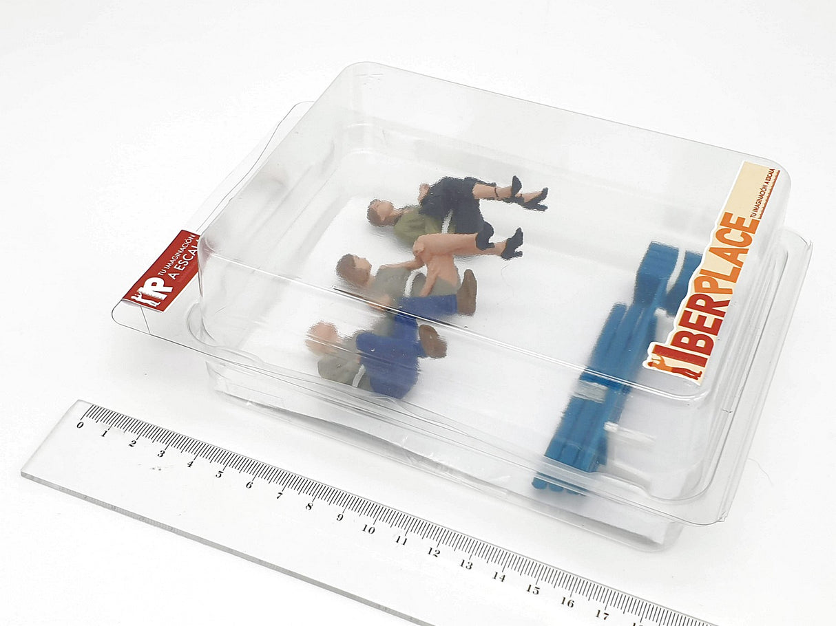 G escala 1:22,5 figuras Iberplace 40010 Personas sentadas banca No.2 Set modelismo