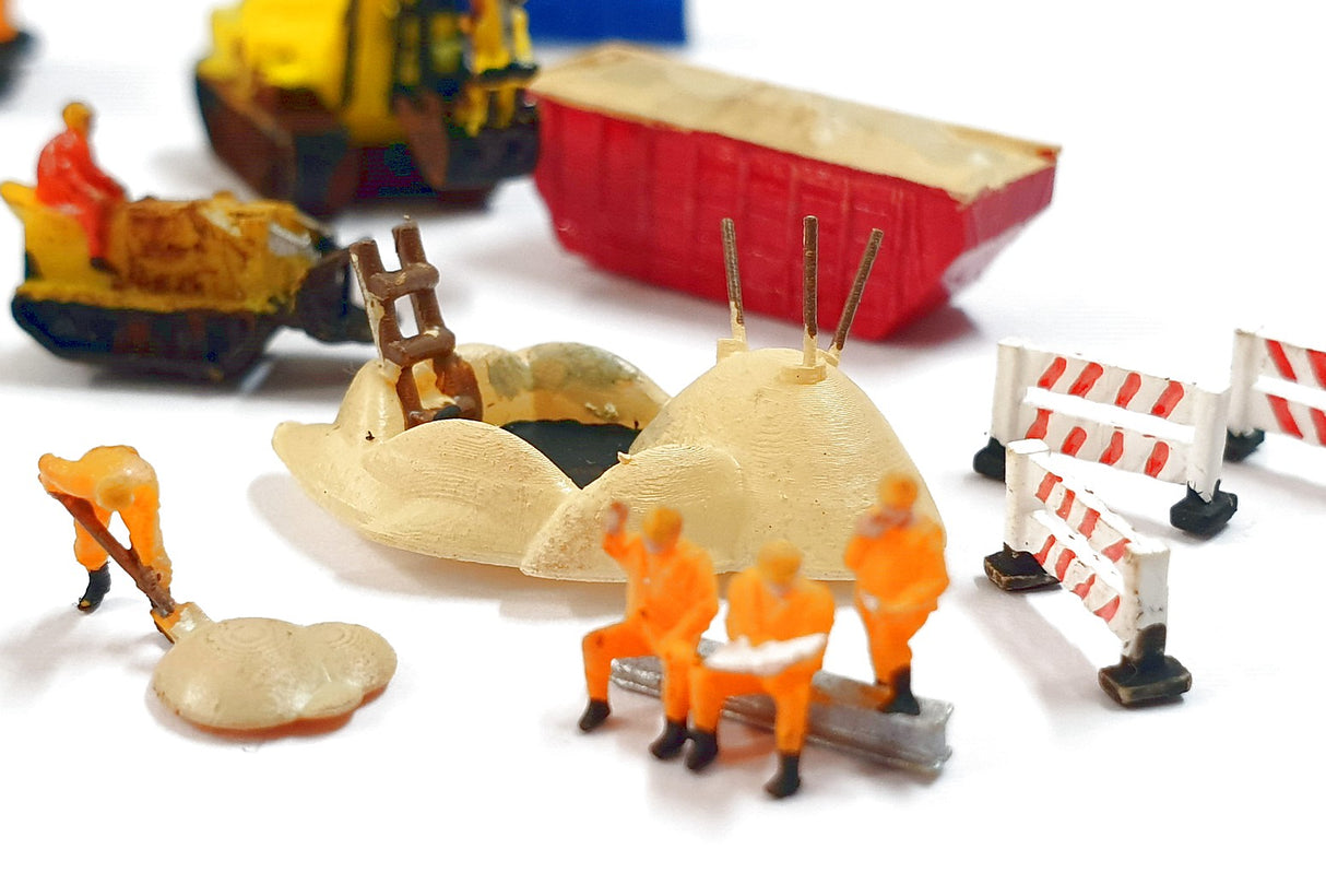 Z 1:220 escala Iberplace 10013 Obras de construcción Super-Set modelismo figuras