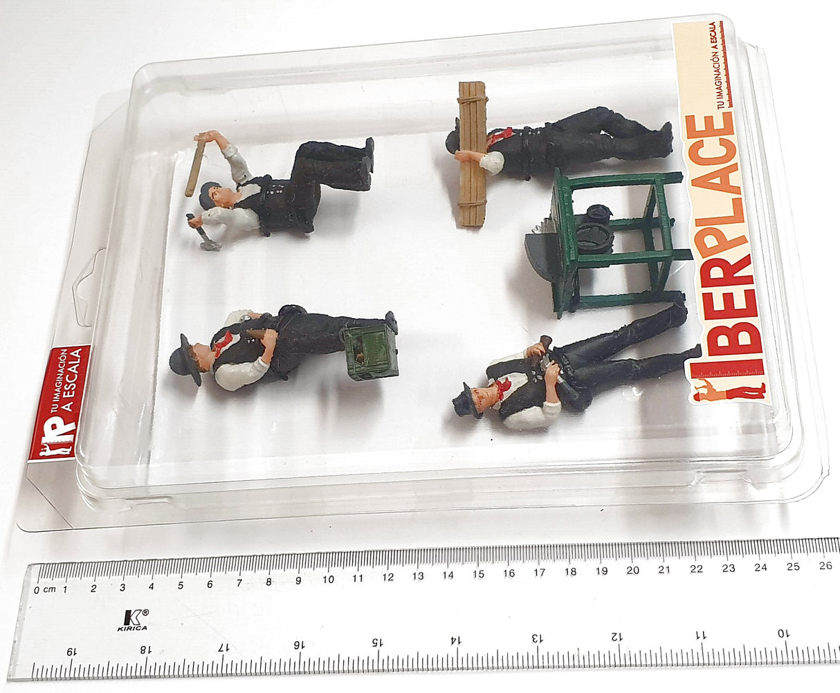 G escala 1:22,5 figuras Iberplace 40017 Constructores Casas Set