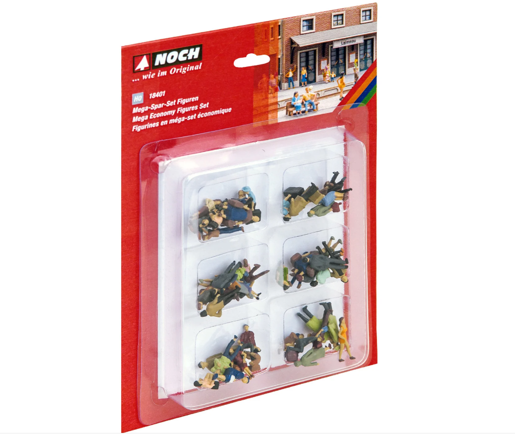 Noch 18401 Mega Economy Set personas H0 escala 1:87 ho 00