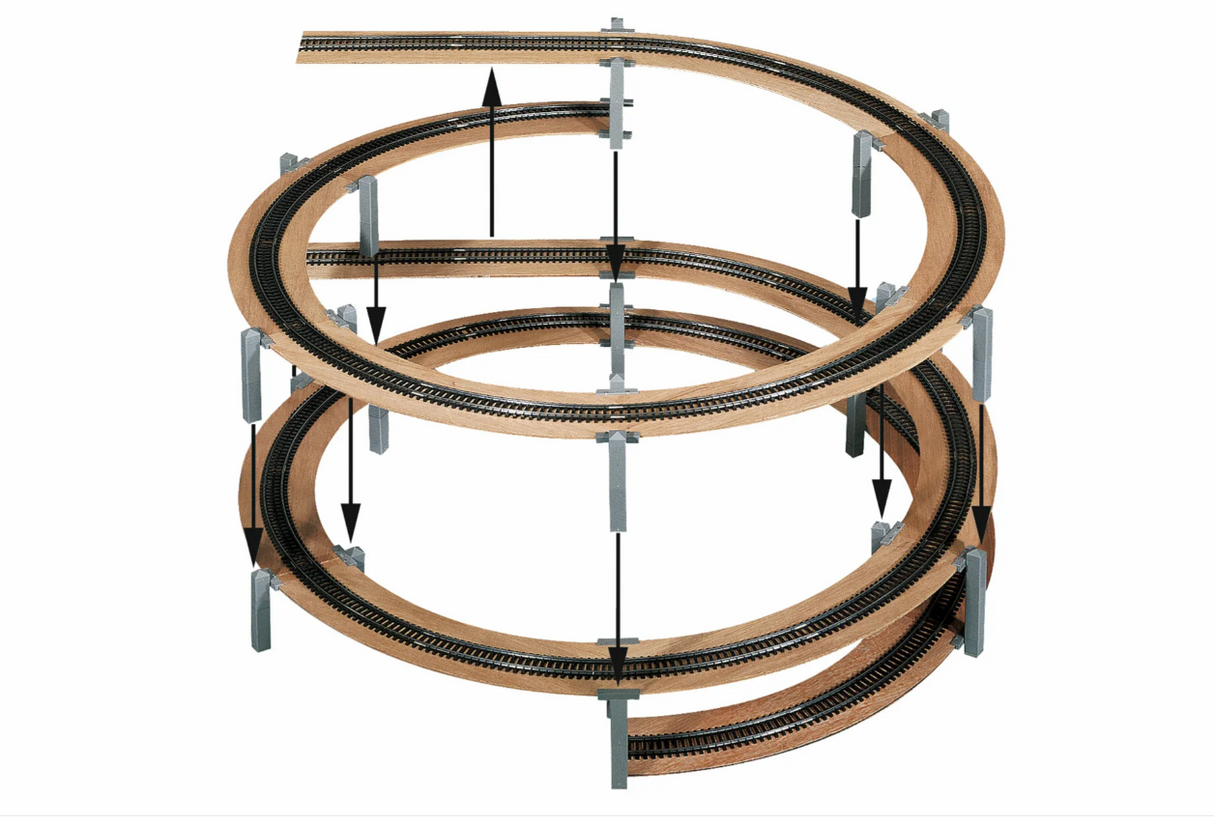 Noch 53005 hélice de terreno para niveles radios 420/483 mm H0 escala 1:87 ho 00