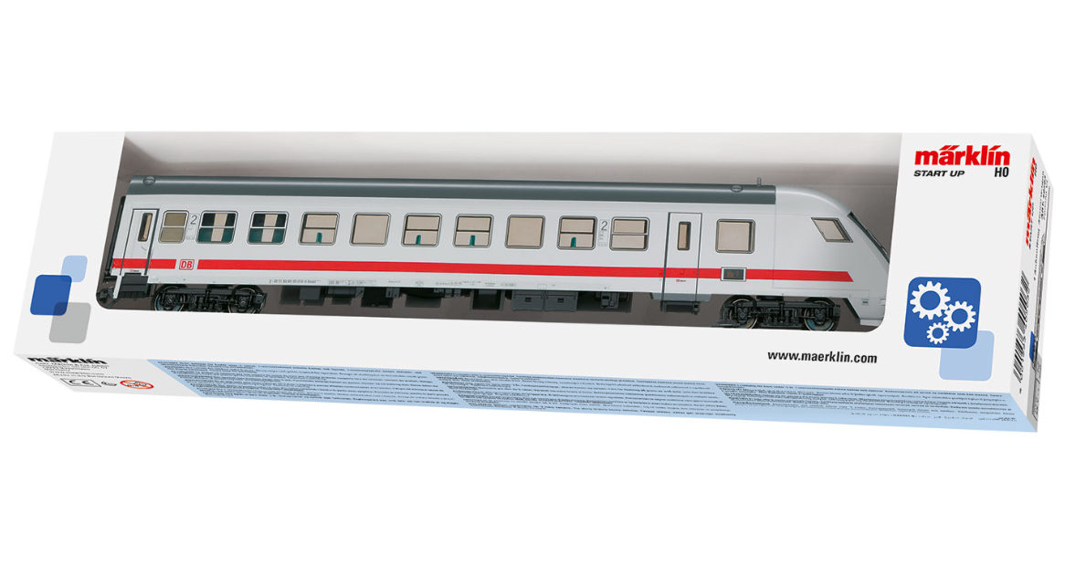 H0 1:87 escala Märklin 40503 Coche piloto de expreso Intercity de segunda clase vagón pasajeros DB